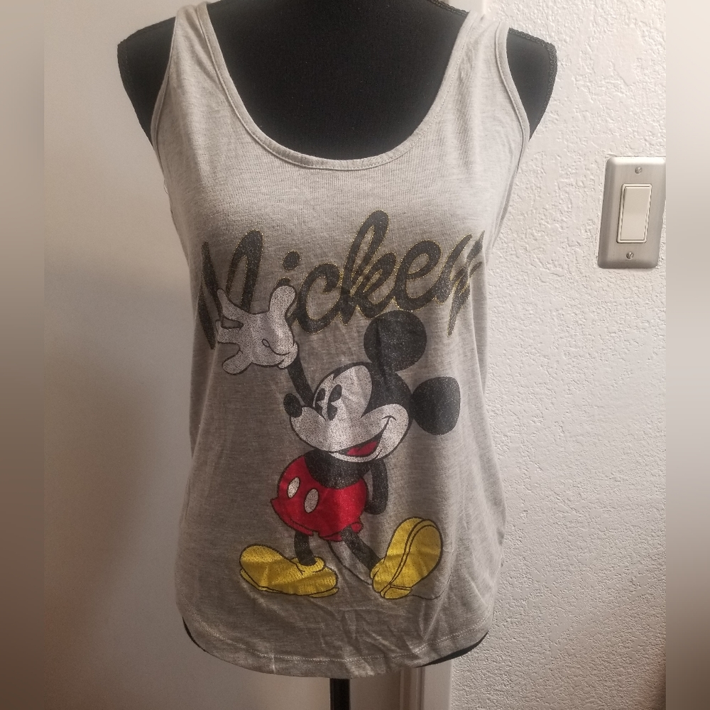 Disney cut up tank Micky Mouse